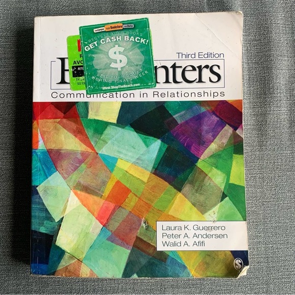 Close Encounters: Communication in Relationships 3th Edition Paperback Text Book - Picture 2 of 4